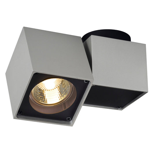 SLV Deckenleuchte ALTRA DICE SPOT 1 eckig grau sw GU10 50W