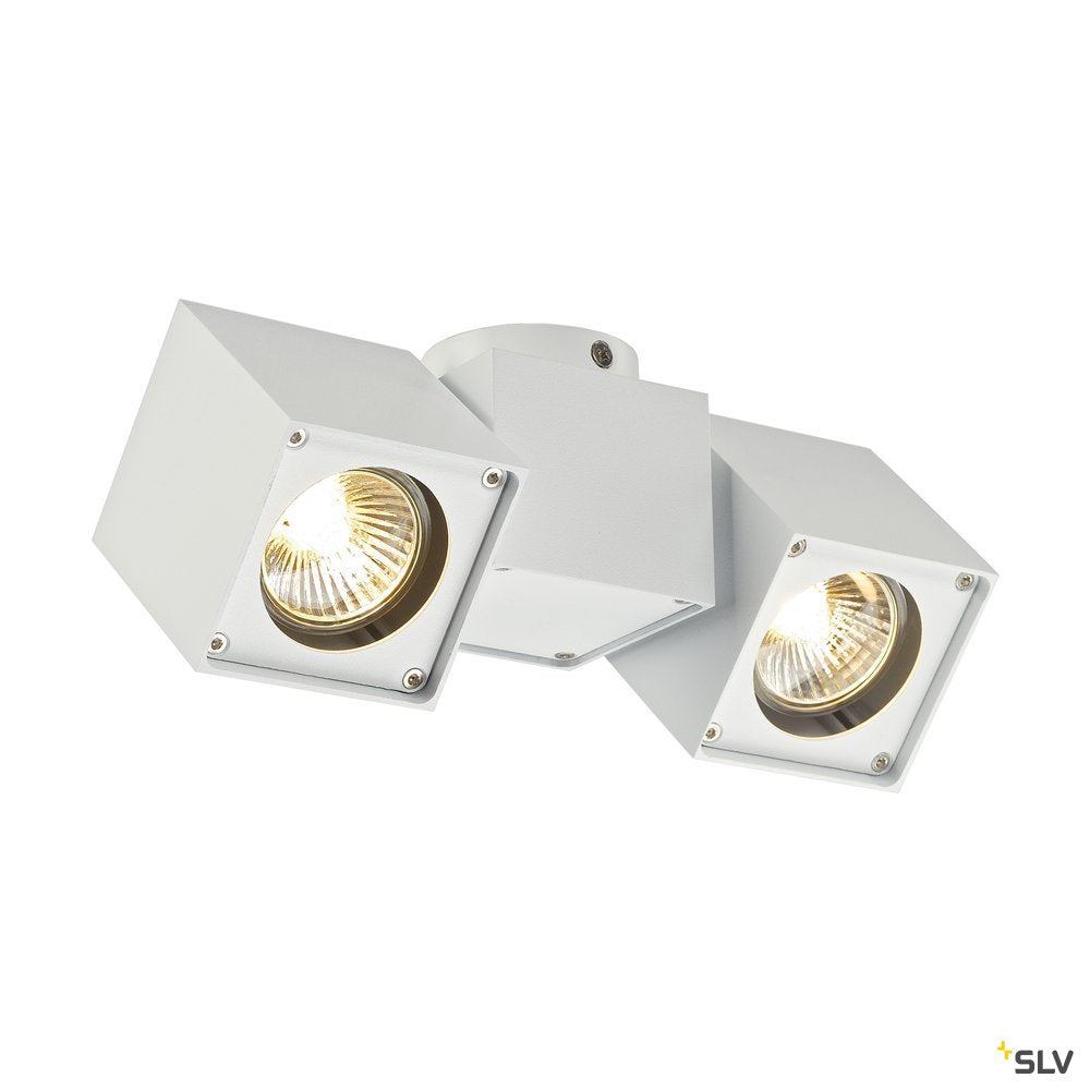 SLV ALTRA DICE SPOT 2 Decken- leuchte, weiss, 2xGU10, max. 2x50W
