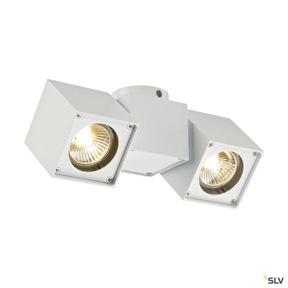 SLV ALTRA DICE SPOT 2 Decken- leuchte, weiss, 2xGU10, max. 2x50W