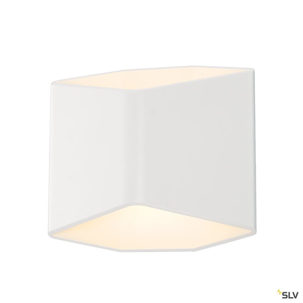 SLV CARISO LED Wandleuchte 2, weiss, 7,5W LED, 3000K