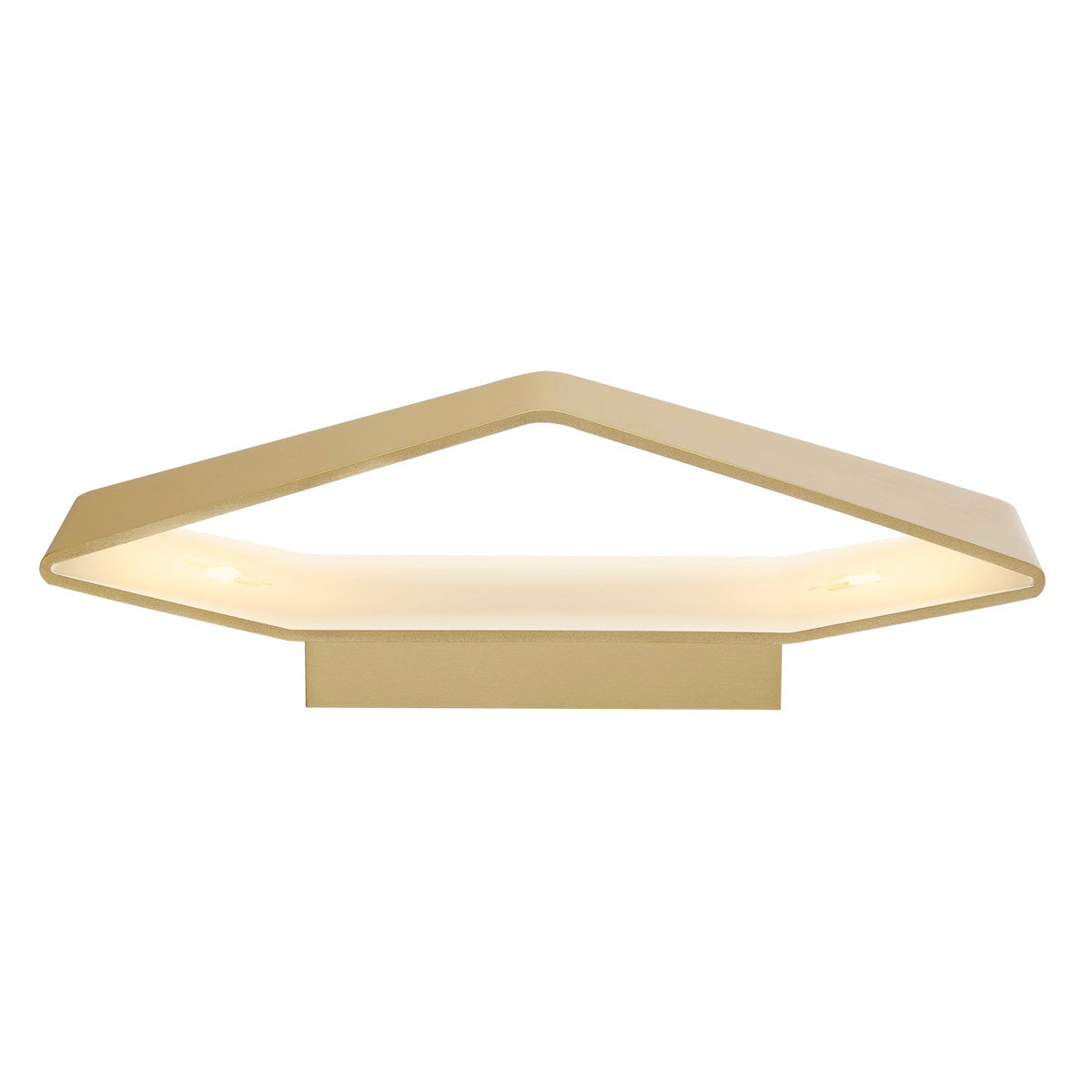 SLV BIG CARISO LED Wandleuchte 2, messing 2x 9W LED, 3000K