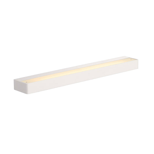 SLV SEDO 14 Wandleuchte, eckig, mattweiss, Glas satiniert, G5, ESL, 14W