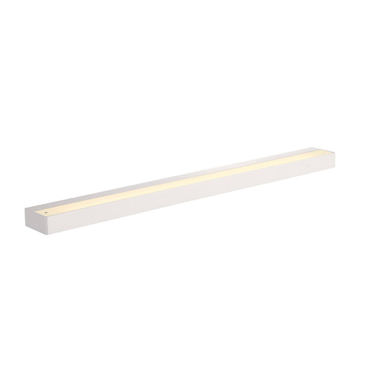 SLV SEDO 21 Wandleuchte, eckig, mattweiss, Glas satiniert, G5, ESL, 21W