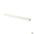 SLV SEDO LED 21 Wandleuchte, eckig, mattweiss, Glas satiniert, 3000K