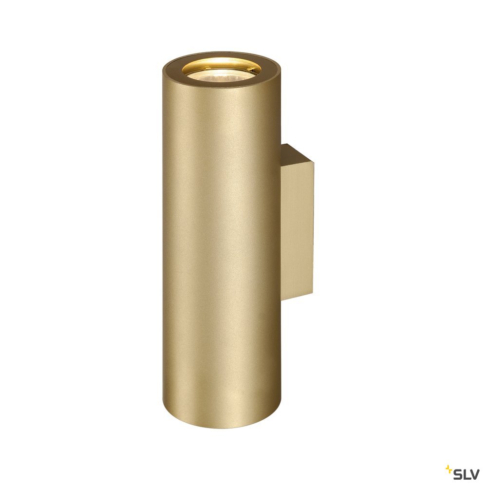 SLV ENOLA_B UP/DOWN Wandleuchte, messing, 2xGU10, max. 50W