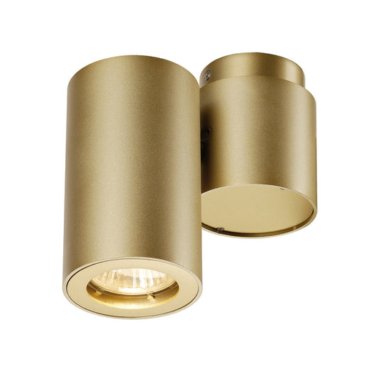 SLV ENOLA_B SPOT single, Wand- Deckenleuchte,messing, GU10, max. 50W