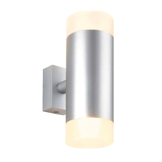 SLV Wandleuchte ASTINA UP/DOWN rund grau 2xGU10 50W sat