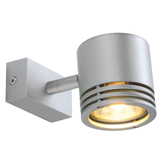SLV Wandleuchte ENNA rund grau GU10 50W