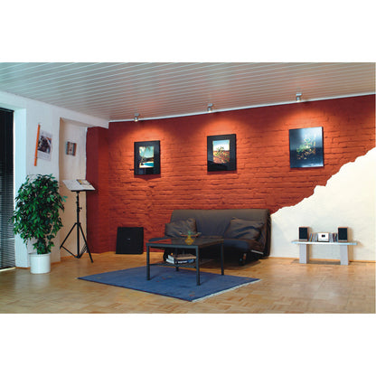 SLV Wandleuchte ENNA rund grau GU10 50W