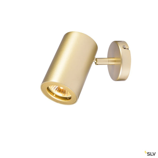 SLV ENOLA_B Wand- und Decken- leuchte single, messing, GU10, max. 50W