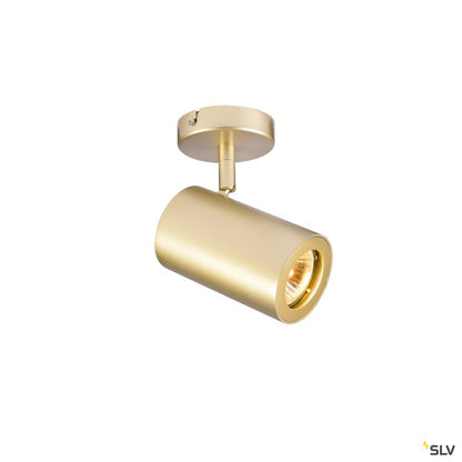 SLV ENOLA_B Wand- und Decken- leuchte single, messing, GU10, max. 50W