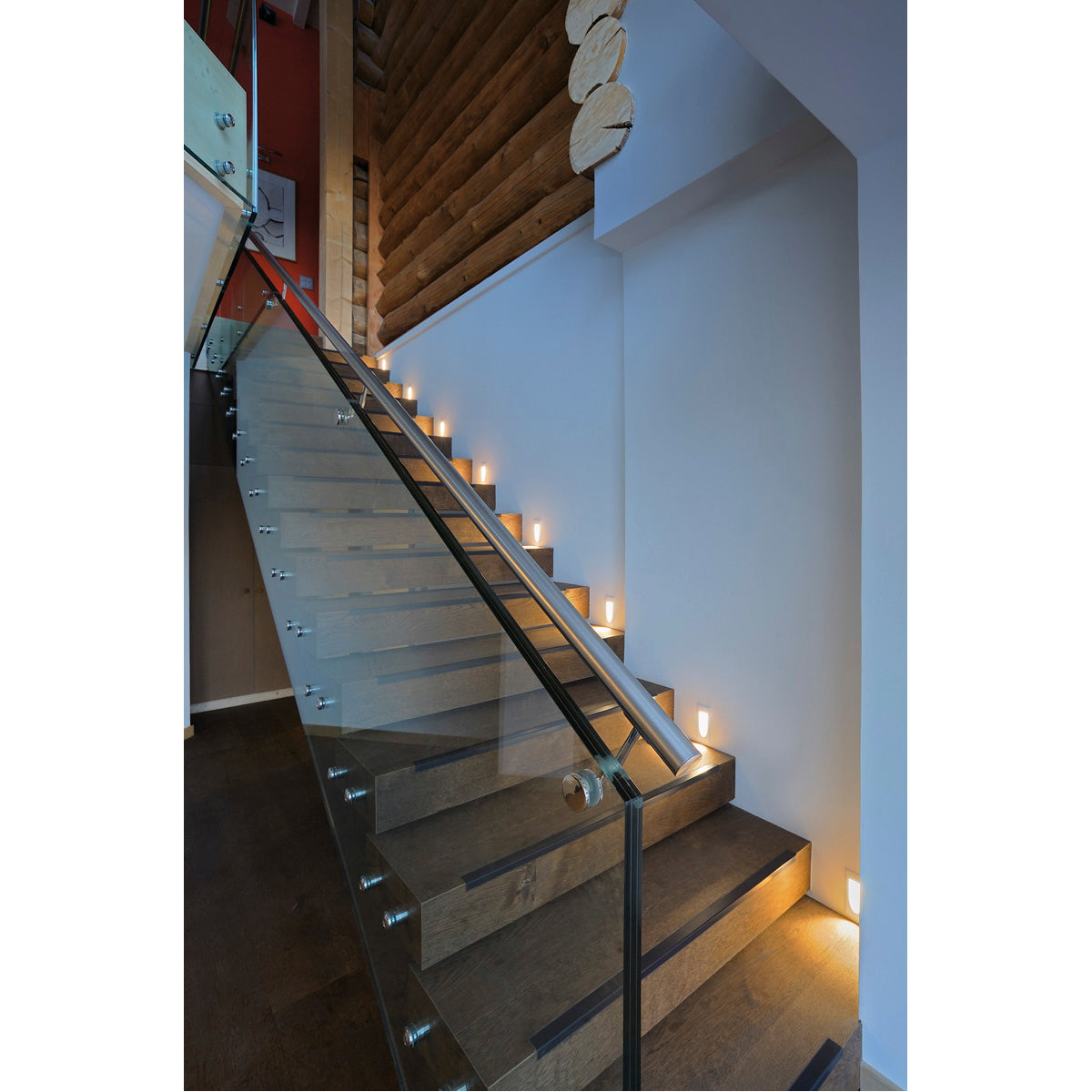 SLV LED DOWNUNDER MINI Wand- einbauleuchte, weiss, 1W, warmweiss, 3000K