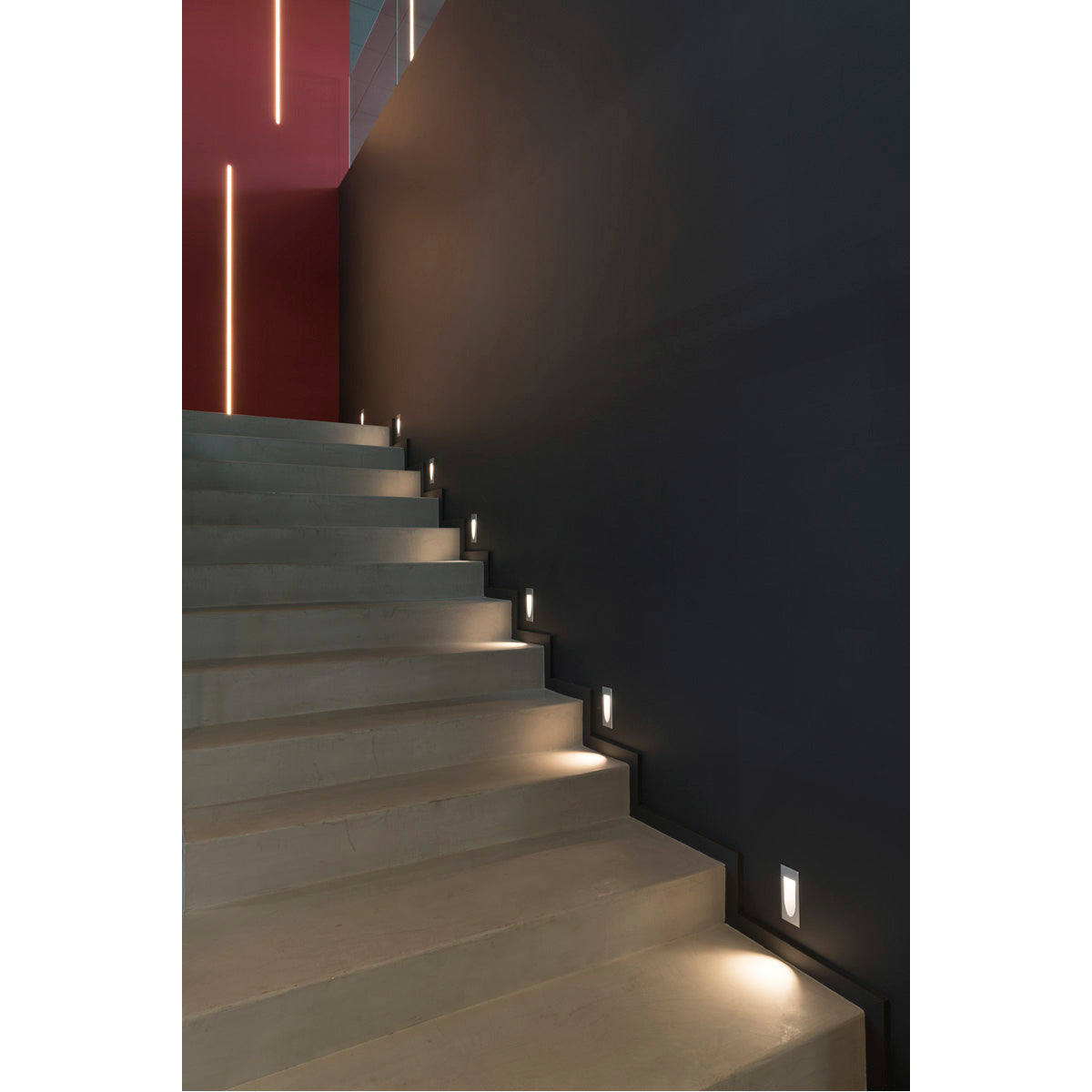 SLV LED DOWNUNDER MINI Wand- einbauleuchte, weiss, 1W, warmweiss, 3000K