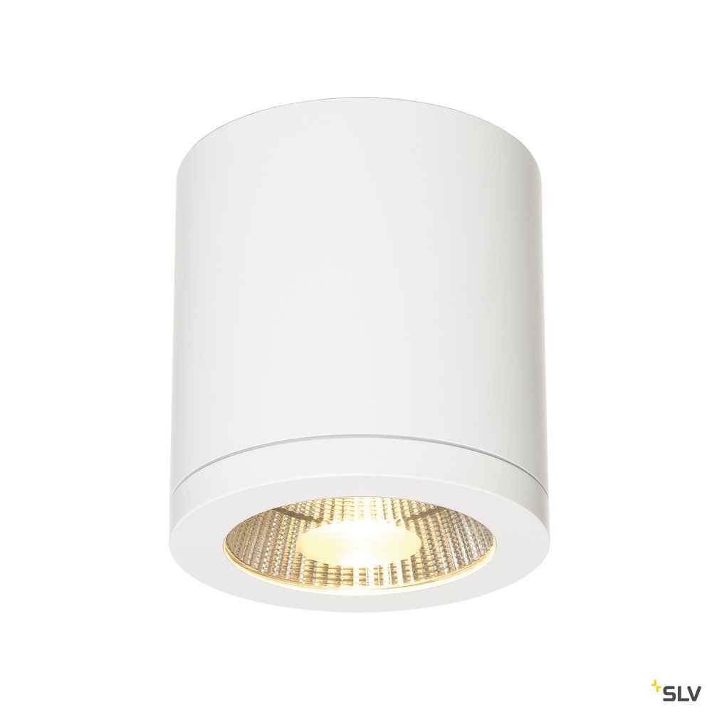 SLV ENOLA_C LED Deckenleuchte, CL-1, rund, weiss, 9W LED, 35°, 3000K