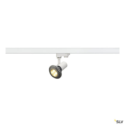 SLV E27 SPOT, weiss, max. 75W inkl. 3P.-Adapter