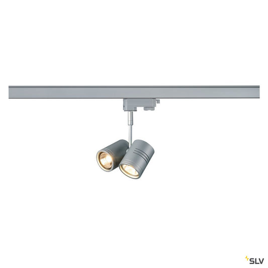 SLV Stromschienenstrahler BIMA II grau 2xGU10 50W 3P.
