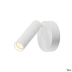 SLV MILAN Single Spot, Wand- und Deckenleuchte, rund, weiss, 7,5W LED, 3000K, dimmbar