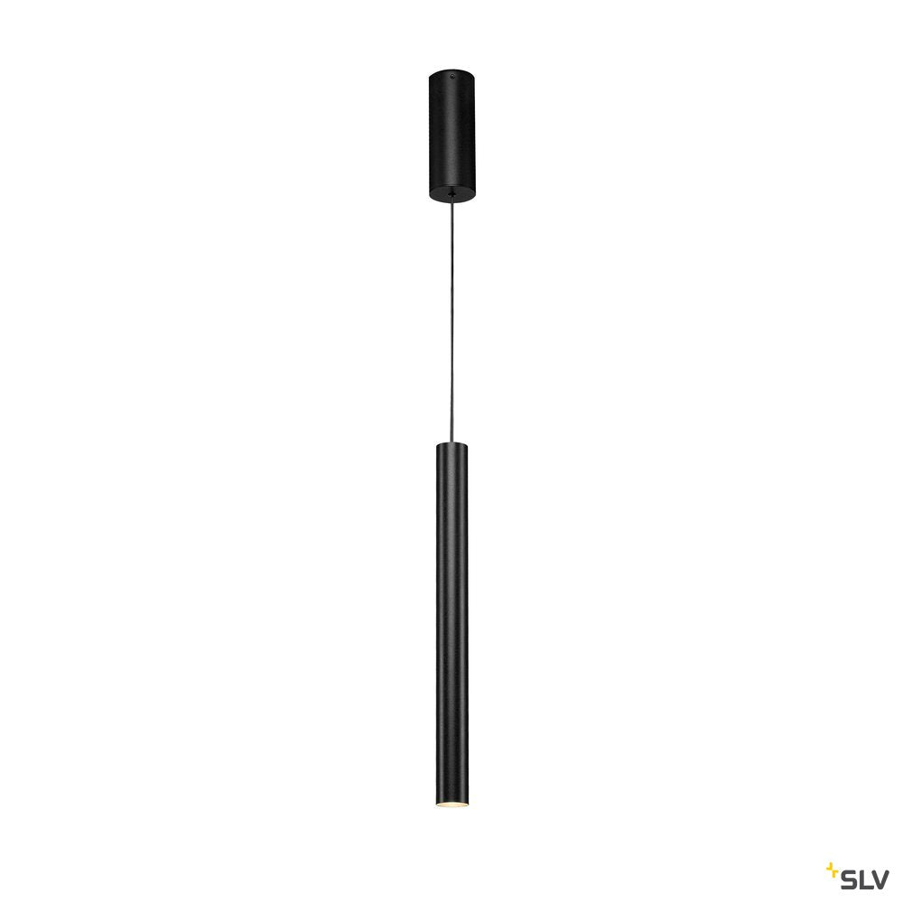 SLV UBA Pendant, Pendelleuchte, rund, schwarz, 9W LED, 3000K