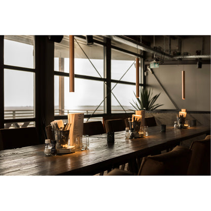 SLV UBA Pendant, Pendelleuchte, rund, brushed copper, 9W LED, 3000K