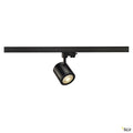 SLV ENOLA_C 9 Spot, rund, schwarz, 9W, 3000K, 55°, inkl. 3P.-Adapter