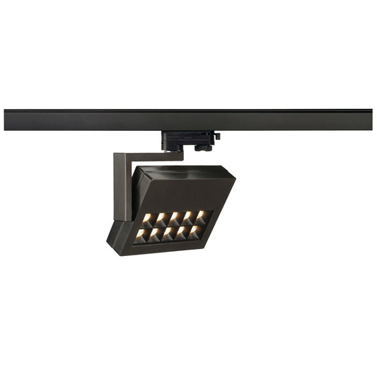 SLV PROFUNO LED Strahler, schwarz, 3000K, 30°, inkl. 3P.-Adapter