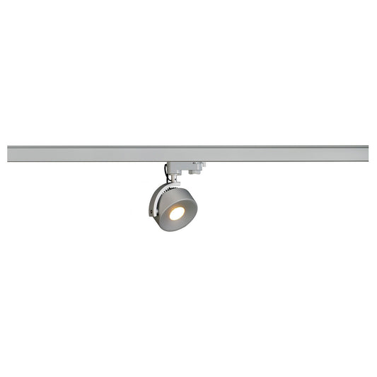 SLV KALU TRACK LEDDISK Leuchten- kopf, silbergrau, 3000K, inkl. 3P.-Adapter