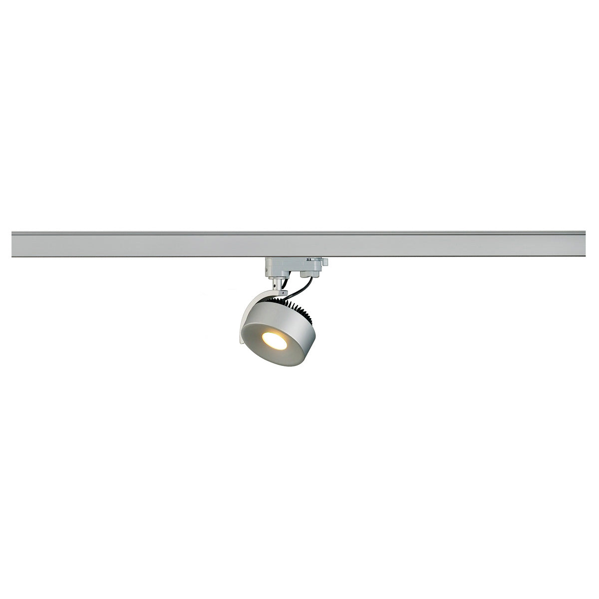 SLV KALU TRACK LEDDISK Leuchten- kopf, silbergrau, 3000K, inkl. 3P.-Adapter