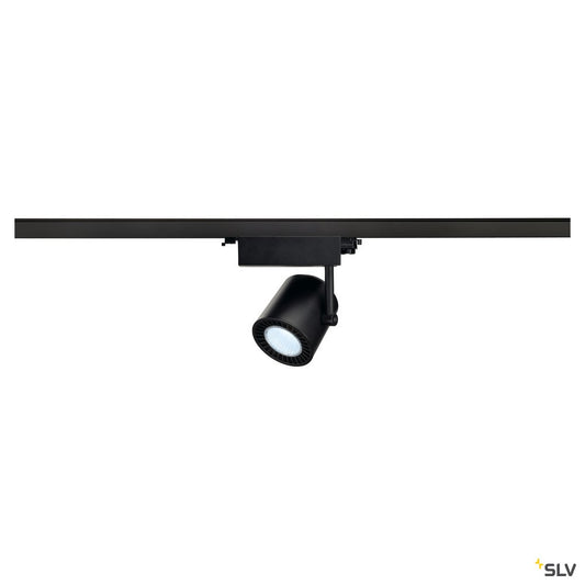 SLV SUPROS TRACK 3000 Spot, schwarz, 3000lm 4000K SLM, 60° Reflektor, inkl. 3P.-Adapter