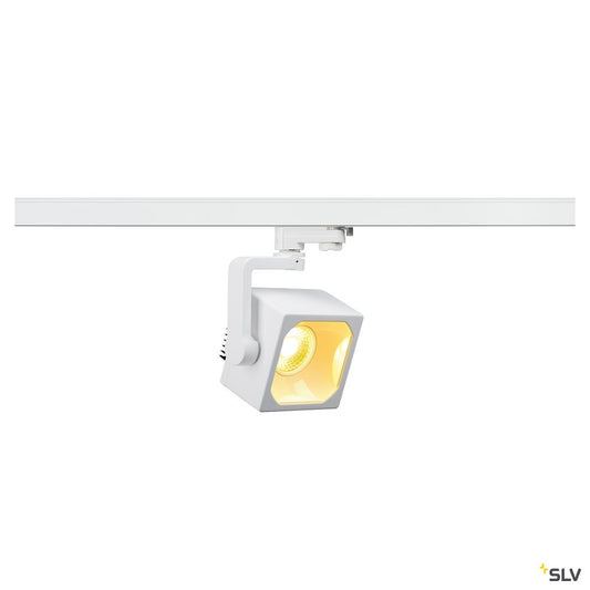 SLV EURO CUBE Spot,weiss, 90°, 3000K, CRI90, inkl. 3P.-Adapter