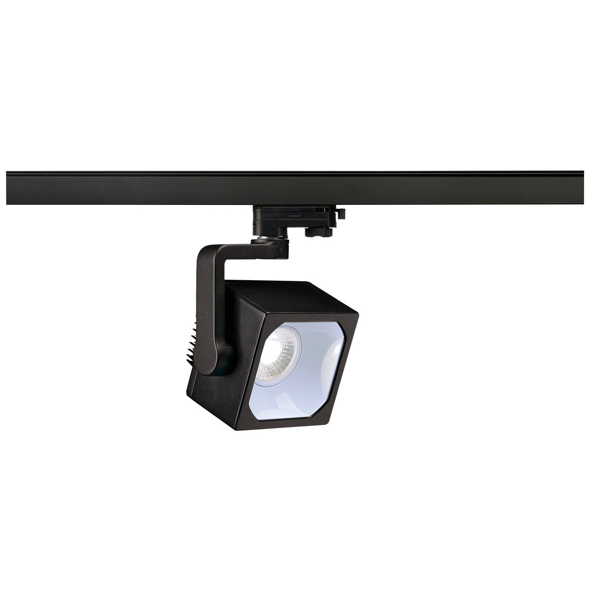 SLV EURO CUBE Spot, schwarz, 30°, 4000K, CRI90, inkl. 3P.-Adapter
