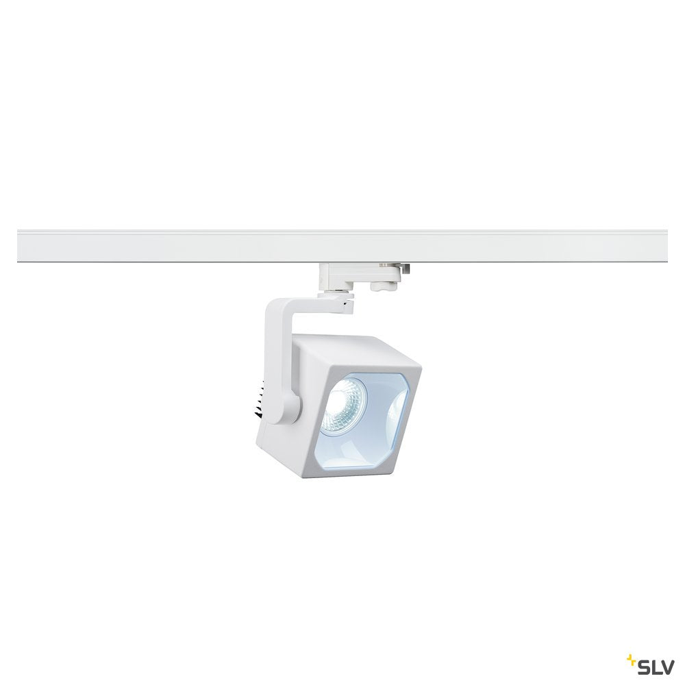 SLV EURO CUBE Spot,weiss, 90°, 4000K, CRI90, inkl. 3P.-Adapter