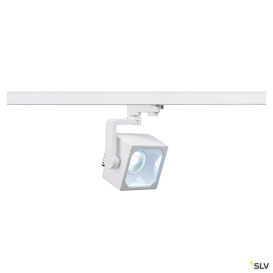 SLV EURO CUBE Spot,weiss, 90°, 4000K, CRI90, inkl. 3P.-Adapter