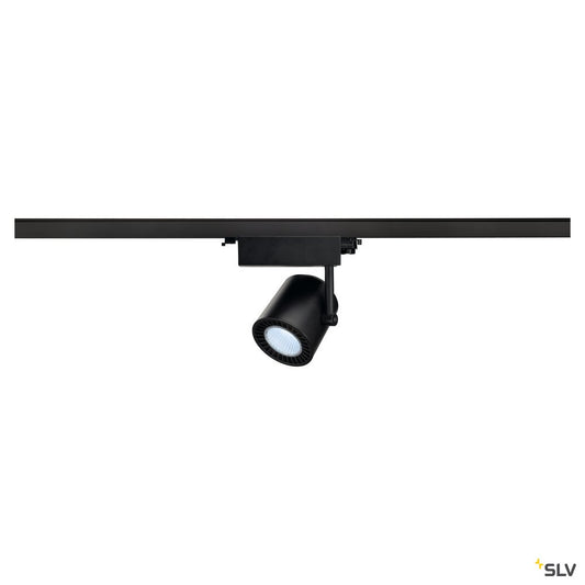 SLV SUPROS TRACK 3000 Spot, schwarz, 4000lm 4000K SLM, 60° Reflektor, inkl. 3P.-Adapter