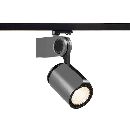 SLV DANCER LED Leuchtenkopf, silbergrau/schwarz, 3000K, inkl. 3P-Adapter