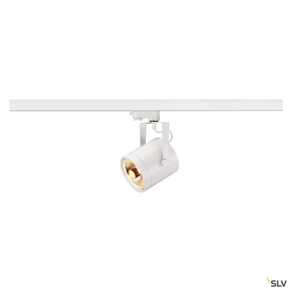 SLV EURO SPOT ES111, Strahler, rund, weiss, GU10, max. 75W, inkl. 3P.-Adapter