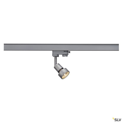 SLV PURI Lampenkopf, silbergrau, GU10, max. 50W, inkl. 3P.-Adapter