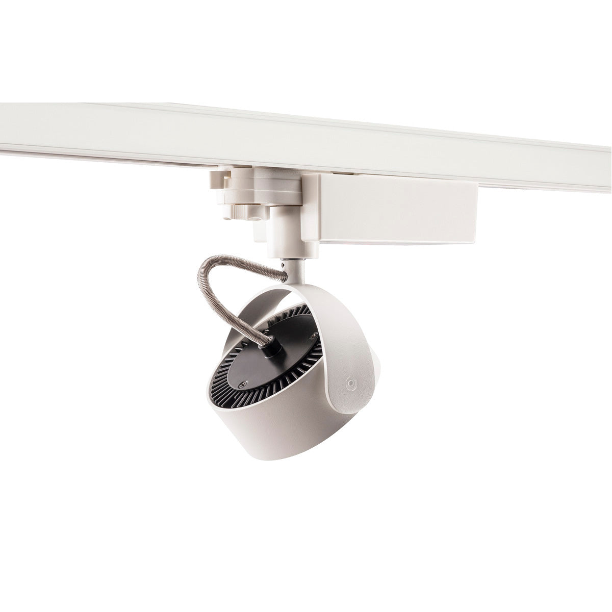 SLV KALU LED Strahler für 3Phasen Hochvolt-Stromschiene, 3000K, weiss/schwarz, 24°, inkl. 3 Phasen-Adapter