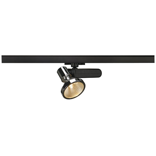 SLV D-RECTION 70W G12 Spot,schwarz/chrom, inkl.3P.-Adapter