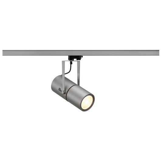 SLV EURO SPOT EVG, silbergrau,HQI-T, 50W, 60°, inkl.3P.-Adapter