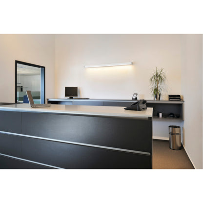 SLV Q-LINE WALL Wandleuchte, weiss / chrom, T5 ESL, 35W