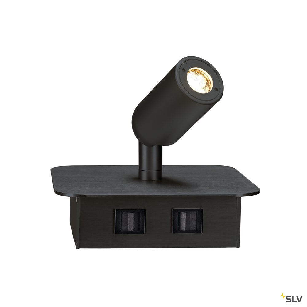 SLV NAPIA Wandleuchte, schwarz