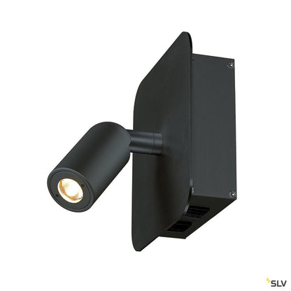 SLV NAPIA Wandleuchte, schwarz