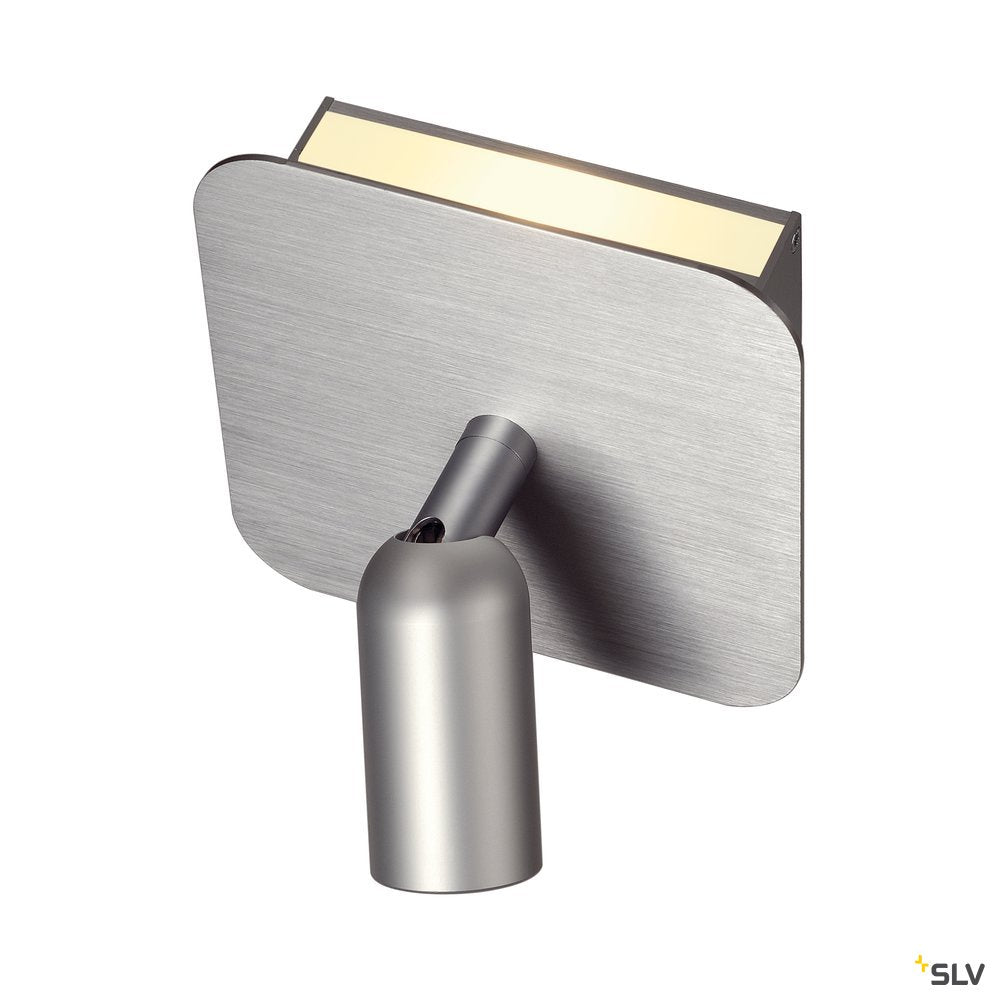 SLV NAPIA Wandleuchte, aluminium- gebürstet