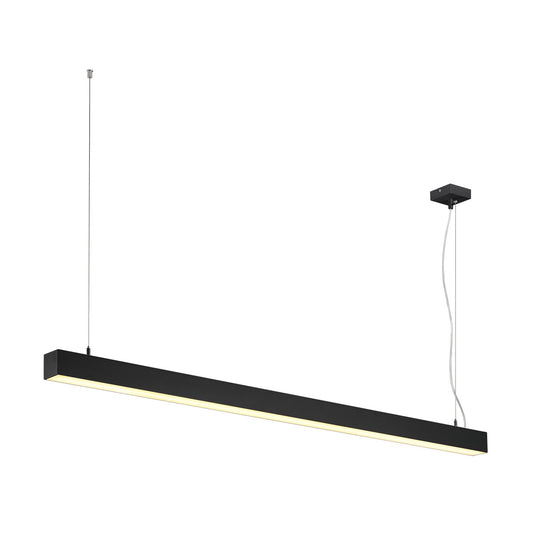 SLV Q-LINE SINGLE LED, Pendel- leuchte, DALI dimmbar, 1500mm, schwarz