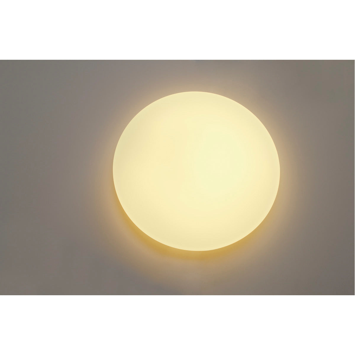 SLV Wandleuchte, WL 104 E27, rund, weisses Glas, max. 60W