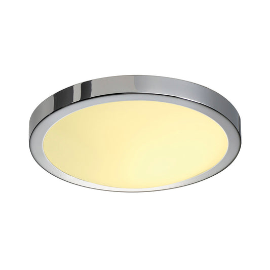 SLV CORONA Deckenleuchte, CL-1, rund, chrom, E27, max. 60W