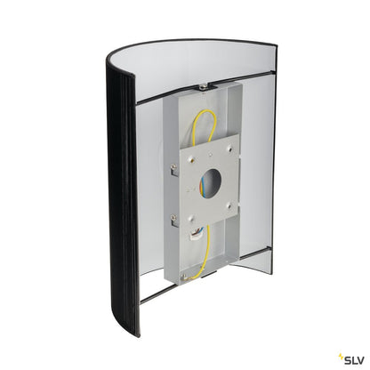 SLV LASSON Wandleuchte, WL-3, schwarz, E27, max. 40W