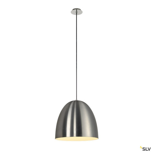 SLV PARA CONE 40 Pendelleuchte, rund, alu-gebürstet, E27, max. 60W