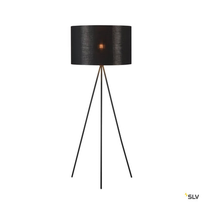 SLV FENDA Leuchtenschirm, D455/H280, schwarz/kupfer