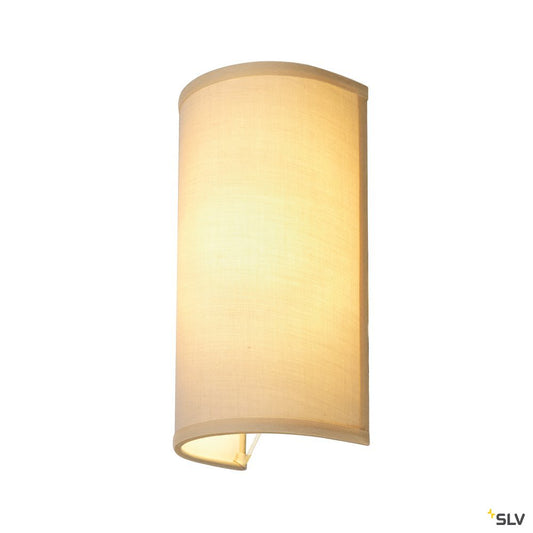 SLV SOPRANA Wandleuchte, WL-2, beige, E27, max. 40W